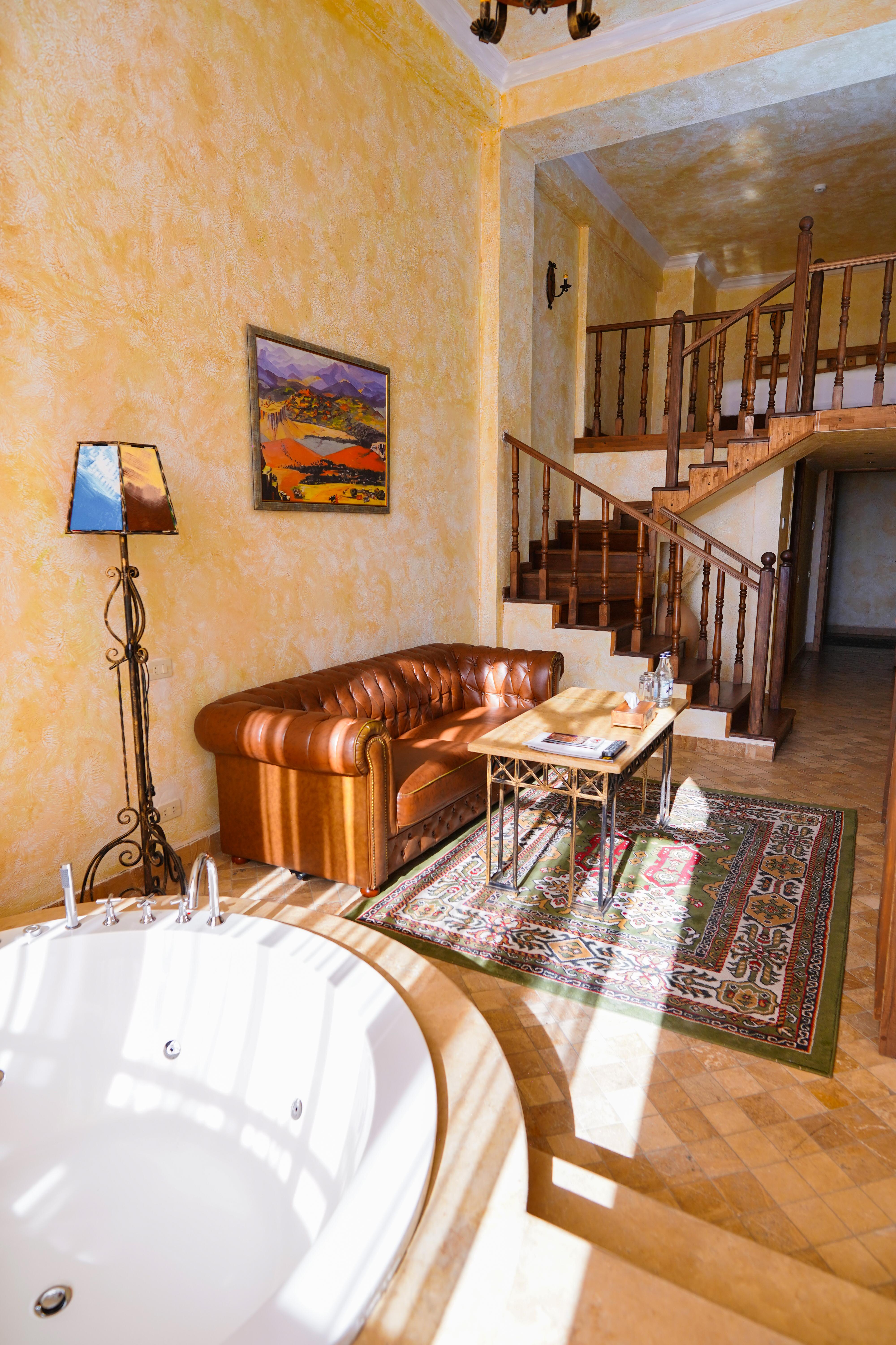 Caucasus Hotel Kasagh Exteriör bild A 3D rendering of a living room