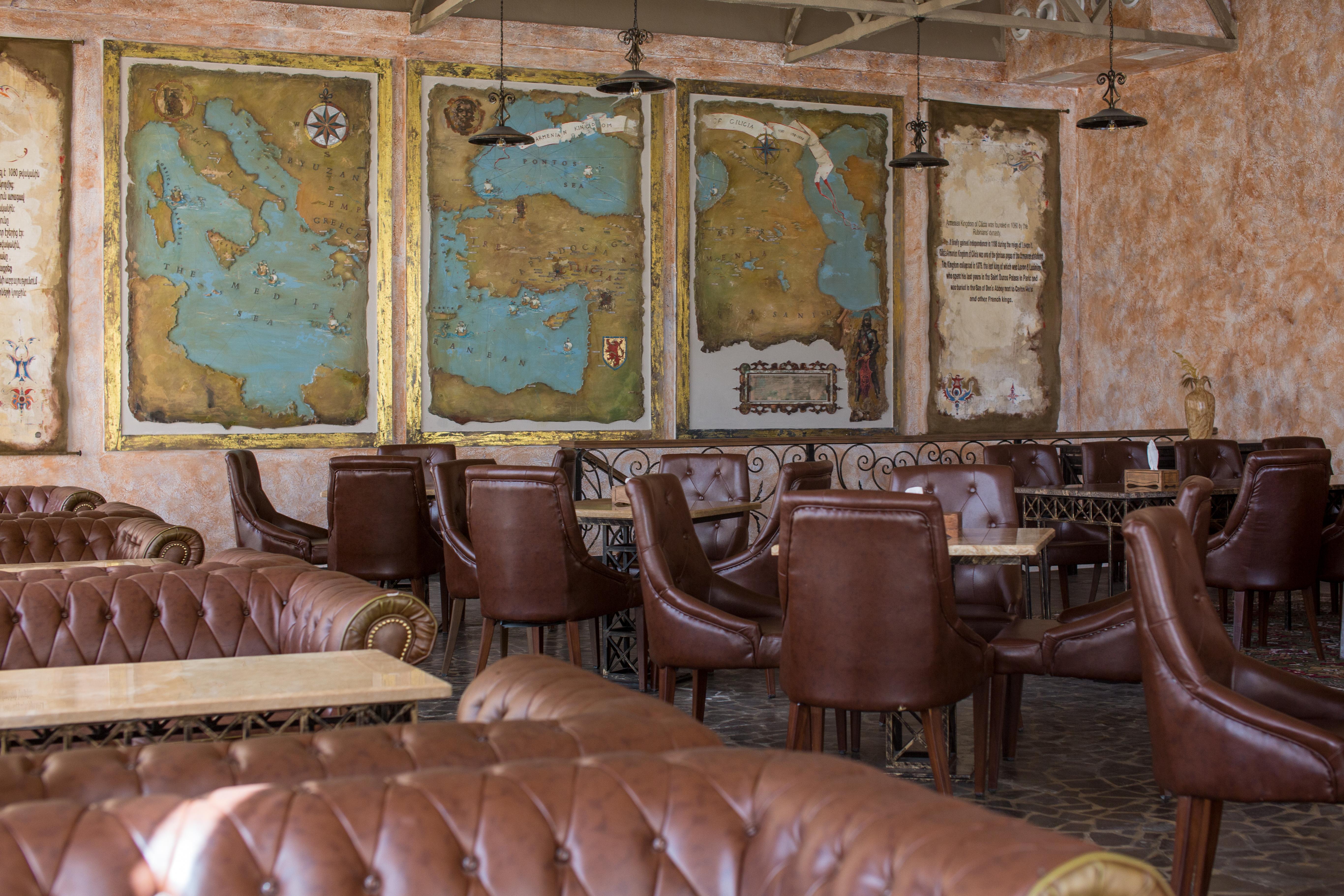 Caucasus Hotel Kasagh Exteriör bild Interior of the restaurant
